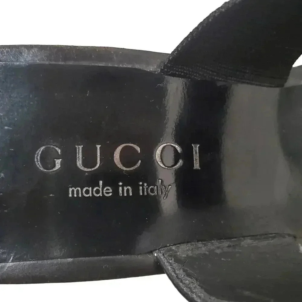 Gucci Sandal 6 BLK - Picture 9 of 12